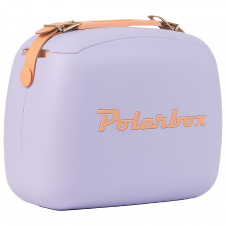 Хладилна чанта Polarbox Pop, 6 литра, Включени 2 кутии за обяд, Запазва студено до 24 часа, Лилав/Оранжев