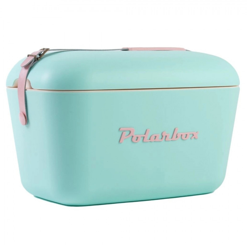 Хладилна чанта Polarbox Pop, 20 литра, AIRPOP полистирол, 5-15C до 24 часа, Син/Розов