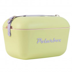 Хладилна чанта Polarbox Pop, 20 литра, AIRPOP полистирол, 5-15C до 24 часа, Зелен/Лилав