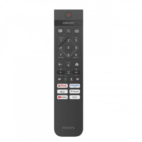 Телевизор Philips 50PUS7810/12, 50'', 126 см, 3840x2160 UHD-4K, Клас E, Smart TV, QLED, Bluetooth, Wi-Fi, TITAN OS, Черен