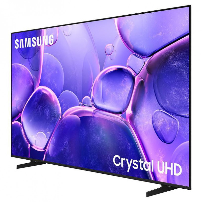 Телевизор Samsung UE43U8072FUXXH, 43'', 108 см, 3840x2160 UHD 4K, Клас G, Smart TV, HDR, Bluetooth, Wi-Fi, Tizen, Черен