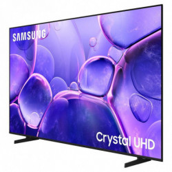 Телевизор Samsung UE50U8072FUXXH, 50'', 125 см, 3840x2160 UHD 4K, Клас G, Smart TV, HDR, Bluetooth, Wi-Fi, Tizen, Черен