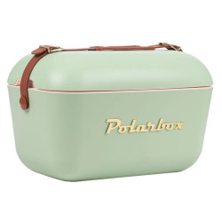 Хладилна чанта Polarbox Gold, 20 литра, AIRPOP полистирол, 5-15C до 24 часа, Зелен/Златист