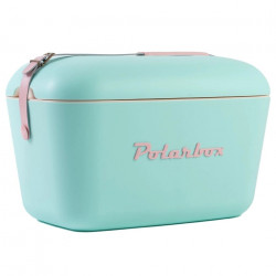 Хладилна чанта Polarbox Pop, 12 литра, AIRPOP полистирол, 5-15C до 24 часа, Син/Розов