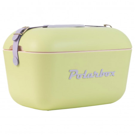 Хладилна чанта Polarbox Pop, 12 литра, AIRPOP полистирол, 5-15C до 24 часа, Зелен/Лилав
