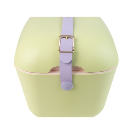 Хладилна чанта Polarbox Pop, 12 литра, AIRPOP полистирол, 5-15C до 24 часа, Зелен/Лилав