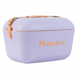 Хладилна чанта Polarbox Pop, 12 литра, AIRPOP полистирол, 5-15C до 24 часа, Лилав/Оранжев