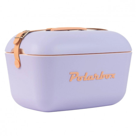 Хладилна чанта Polarbox Pop, 12 литра, AIRPOP полистирол, 5-15C до 24 часа, Лилав/Оранжев