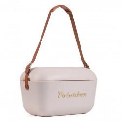 Хладилна чанта Polarbox Gold, 12 литра, AIRPOP полистирол, 5-15C до 24 часа, Розов/Златист