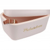 Хладилна чанта Polarbox Gold, 12 литра, AIRPOP полистирол, 5-15C до 24 часа, Розов/Златист