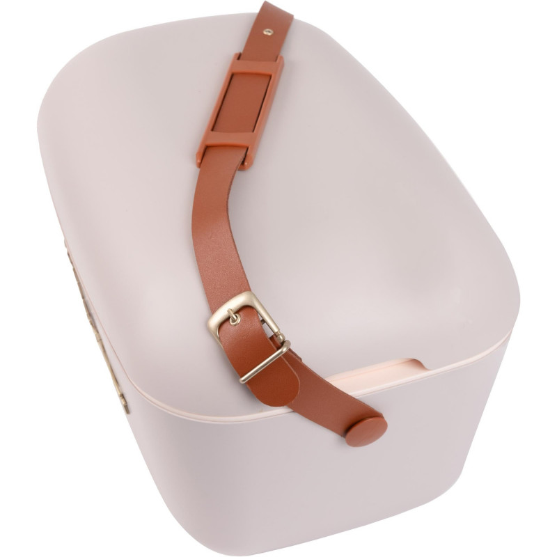 Хладилна чанта Polarbox Gold, 12 литра, AIRPOP полистирол, 5-15C до 24 часа, Розов/Златист