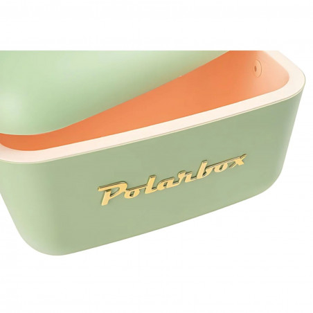 Хладилна чанта Polarbox Gold, 12 литра, AIRPOP полистирол, 5-15C до 24 часа, Зелен/Златист