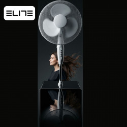 Вентилатор Elite EHSF-0362-2, 45W, 40 см, 3 скорости, Осцилация, Бял