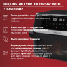 Двоен фритюрник с горещ въздух 8в1 Instant Pot Vortex VersaZone XL ClearCook 140-3025-01-EU, 2800W, 12 л, 205°C, EvenCrisp, Синхронизирано приключване на програмите, Сензорно управление, Черен/Инокс