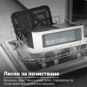 Двоен фритюрник с горещ въздух 8в1 Instant Pot Vortex VersaZone XL ClearCook 140-3025-01-EU, 2800W, 12 л, 205°C, EvenCrisp, Синхронизирано приключване на програмите, Сензорно управление, Черен/Инокс