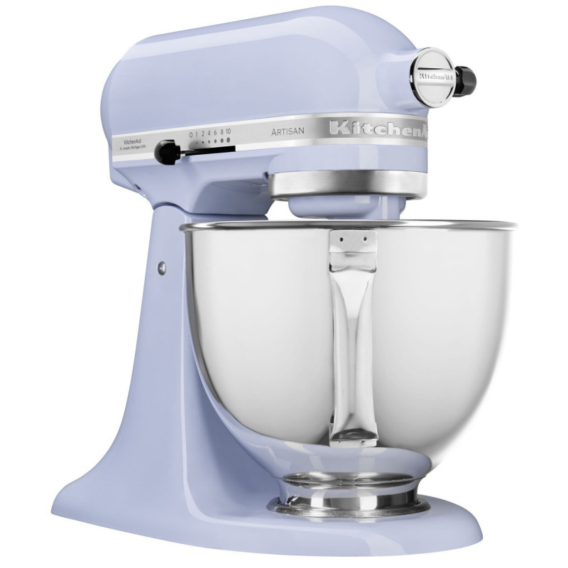 Планетарен миксер KitchenAid Artisan Elegance 5KSM125ELR Lavander Cream, 300W, 4.8 л, Direct drive, 10 скорости, Лилав