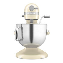 Планетарен миксер KitchenAid Artisan 5KSM70SHXEAC Almond cream, 375 W, 6.6 л, 11 скорости, 67 точки на допир, Повдигане на купата, Специална скорост Fold, Flex Edge, Крем