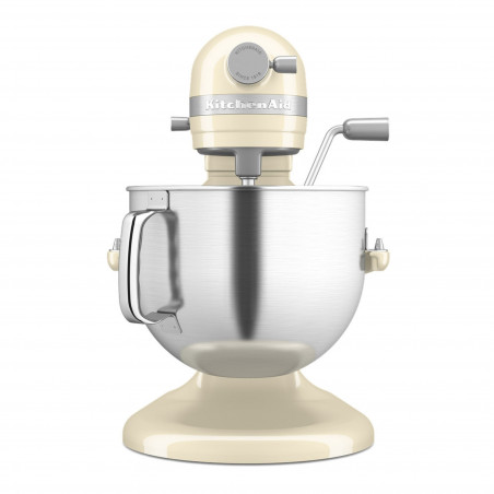 Планетарен миксер KitchenAid Artisan 5KSM70SHXEAC Almond cream, 375 W, 6.6 л, 11 скорости, 67 точки на допир, Повдигане на купата, Специална скорост Fold, Flex Edge, Крем