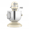 Планетарен миксер KitchenAid Artisan 5KSM70SHXEAC Almond cream, 375 W, 6.6 л, 11 скорости, 67 точки на допир, Повдигане на купата, Специална скорост Fold, Flex Edge, Крем