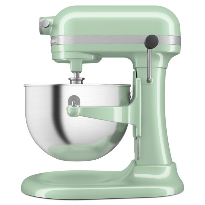 Планетарен миксер KitchenAid Artisan 5KSM60SPXEPT Pistachio, 375 W, 5.6 л, 11 скорости, 67 точки на допир, Повдигане на купата, Специална скорост Fold, Светлозелен