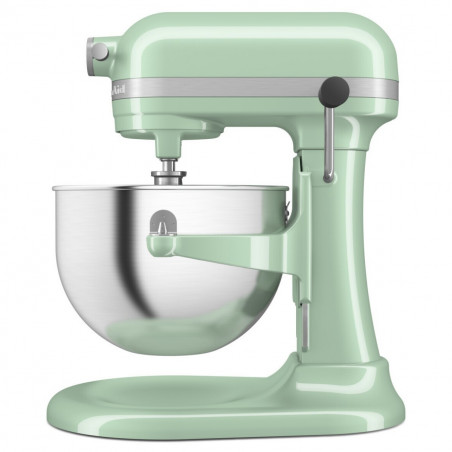 Планетарен миксер KitchenAid Artisan 5KSM60SPXEPT Pistachio, 375 W, 5.6 л, 11 скорости, 67 точки на допир, Повдигане на купата, Специална скорост Fold, Светлозелен