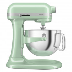 Планетарен миксер KitchenAid Artisan 5KSM60SPXEPT Pistachio, 375 W, 5.6 л, 11 скорости, 67 точки на допир, Повдигане на купата, Специална скорост Fold, Светлозелен