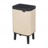 Кош за боклук Brabantia Bo Small Hi 1010460, 4 л, Плавно и безшумно отваряне, Противоплъзгаща основа, Бежов