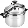 Втора ръка: Тенджера под налягане Fagor Chef Extremen 100602653, 15 л, 30 см, 50 kPa, 3 системи за безопасност, Алуминий, Сребрист
