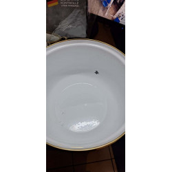 Втора ръка: Тенджера Goldmann GM 8017-22G, 5л, 22х14 см, Емайлирана, Индукция, Стъклен капак, Изумрудено зелено