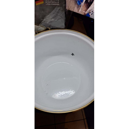 Втора ръка: Тенджера Goldmann GM 8017-22G, 5л, 22х14 см, Емайлирана, Индукция, Стъклен капак, Изумрудено зелено