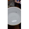Втора ръка: Тенджера Goldmann GM 8017-22G, 5л, 22х14 см, Емайлирана, Индукция, Стъклен капак, Изумрудено зелено