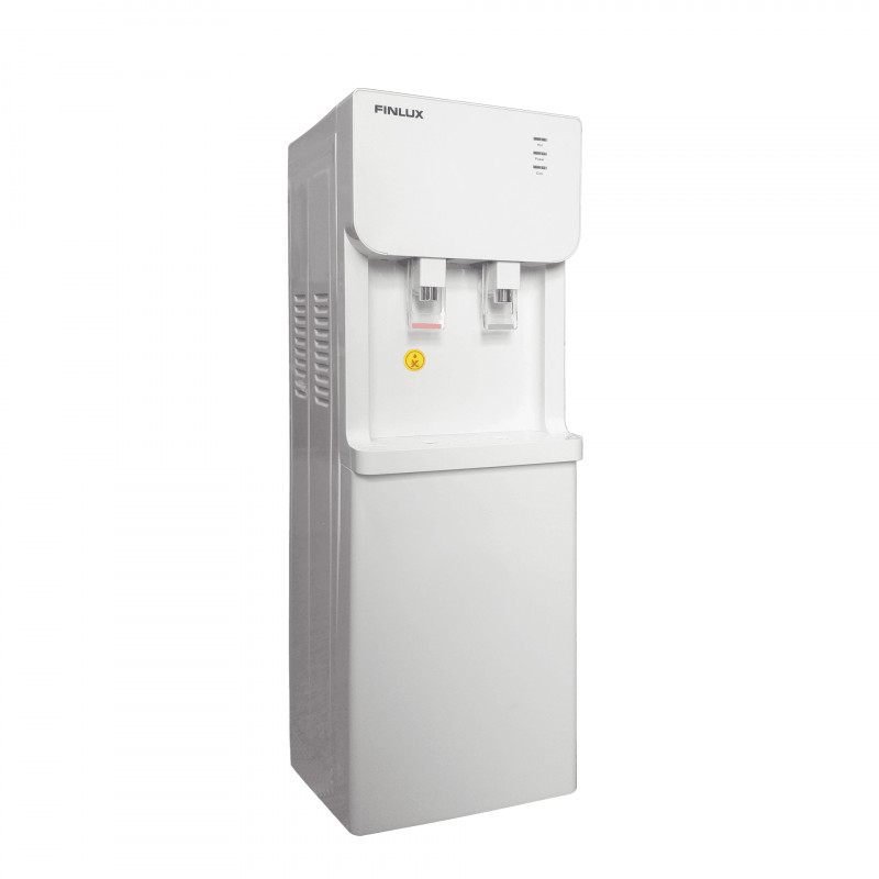 Втора ръка: Диспенсър за вода Finlux FWD-2057WS, 500W, 4-95C, Охлаждане 1.5 л/час, Затопляне 5 л/час, Бял