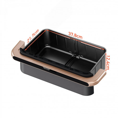 Втора ръка: Двоен фритюрник с горещ въздух Cosori Dual Blaze TwinFry CAF-TF101S, 10 л, 6 програми, 35-240 C, Таймер, ThermoIQ, Синхронизирано готвене и приключване, Черен