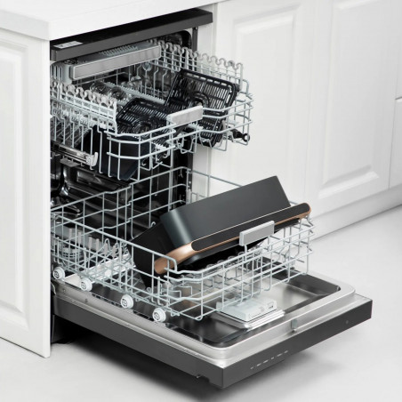 Втора ръка: Двоен фритюрник с горещ въздух Cosori Dual Blaze TwinFry CAF-TF101S, 10 л, 6 програми, 35-240 C, Таймер, ThermoIQ, Синхронизирано готвене и приключване, Черен