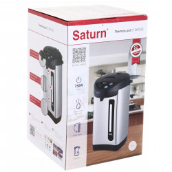 Втора ръка: Електрически термос Saturn ST-EK0035, 750W, 4 л, Защита от прегряване, Инокс