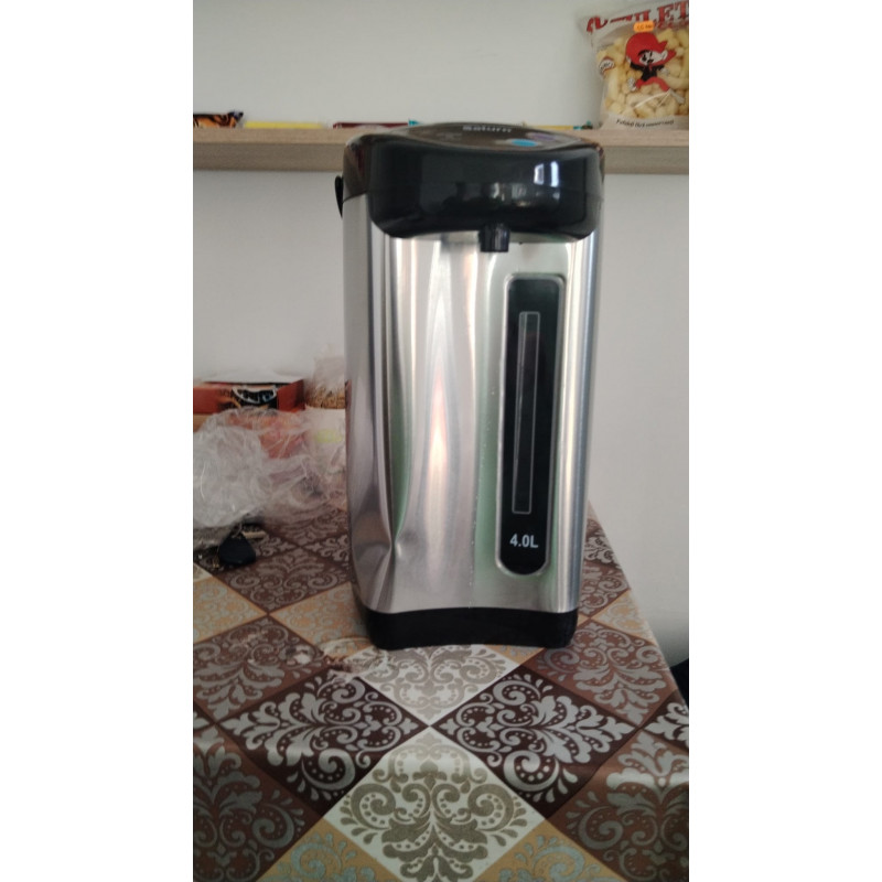 Втора ръка: Електрически термос Saturn ST-EK0035, 750W, 4 л, Защита от прегряване, Инокс