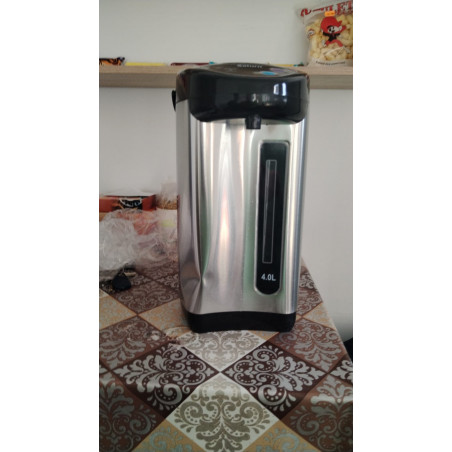 Втора ръка: Електрически термос Saturn ST-EK0035, 750W, 4 л, Защита от прегряване, Инокс