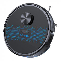 Втора ръка: Прахосмукачка робот със станция Lubluelu SL60 Plus, 42W, Моп, LiDAR, Автономия 120 минути, 2600 mAh, Черен