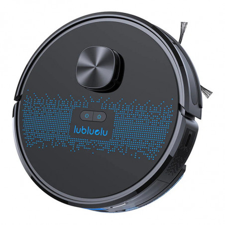 Втора ръка: Прахосмукачка робот със станция Lubluelu SL60 Plus, 42W, Моп, LiDAR, Автономия 120 минути, 2600 mAh, Черен