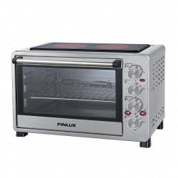 Втора ръка: Готварска печка с керамичен плот Finlux FCO-42SRL, 42 l, Съвместна работа на котлони и фурна, Конвекция, Шиш, Инокс