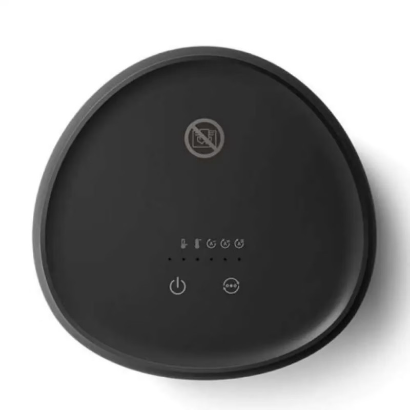 Втора ръка: Вентилаторна печка-духалка с керамичен нагревател Philips CX2120/01, 600/1500 W, За до 15м2, 3 температурни настройки, Защита от преобръщане, Черен
