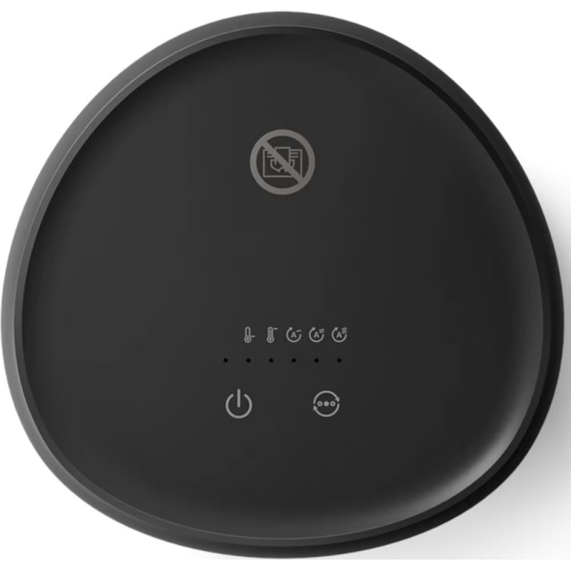 Втора ръка: Вентилаторна печка-духалка с керамичен нагревател Philips CX2120/01, 600/1500 W, За до 15м2, 3 температурни настройки, Защита от преобръщане, Черен