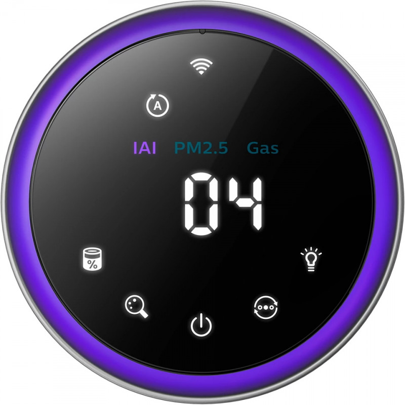 Втора ръка: Пречиствател за въздух Philips AC3033/10, SMART, Wi-Fi, 55W, За до 135 м2, HEPA, Интелигентни сензори, Бял/сив