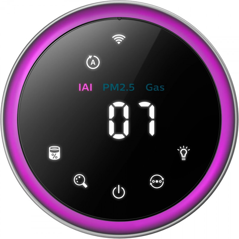 Втора ръка: Пречиствател за въздух Philips AC3033/10, SMART, Wi-Fi, 55W, За до 135 м2, HEPA, Интелигентни сензори, Бял/сив
