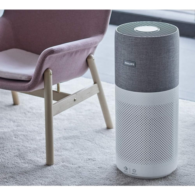 Втора ръка: Пречиствател за въздух Philips AC3033/10, SMART, Wi-Fi, 55W, За до 135 м2, HEPA, Интелигентни сензори, Бял/сив