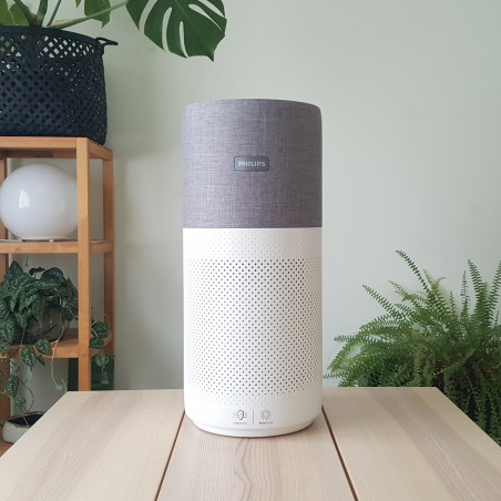 Втора ръка: Пречиствател за въздух Philips AC3033/10, SMART, Wi-Fi, 55W, За до 135 м2, HEPA, Интелигентни сензори, Бял/сив