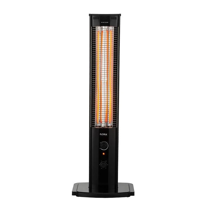 Втора ръка: Инфрачервен отоплител двоен ZILAN ZLN4031, 2000W, 2 защити, Черен
