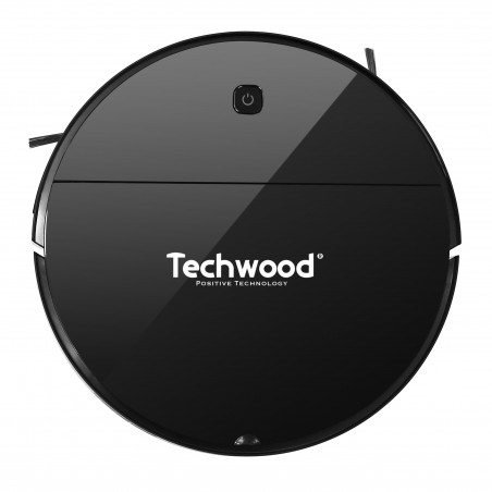 Втора ръка: Прахосмукачка робот 2 в 1 Techwood TAR-2036, 450 Pa, 350 мл, Моп, Автономия 90 мин, Черен