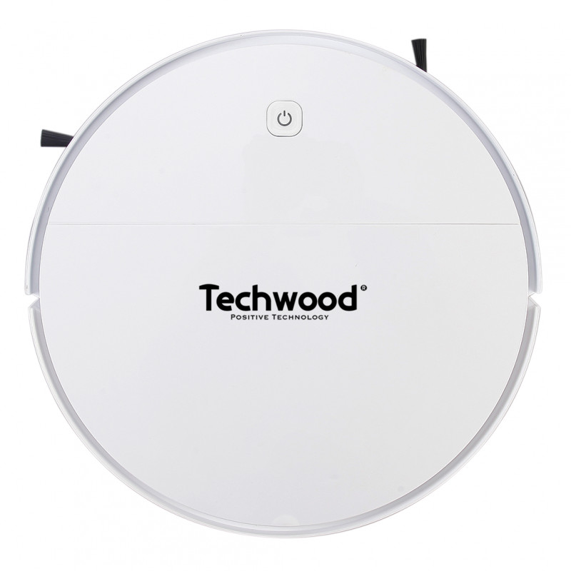 Втора ръка: Прахосмукачка робот 2 в 1 Techwood TAR-2031, 450 Pa, 350 мл, Моп, Автономия 90 мин, Бял