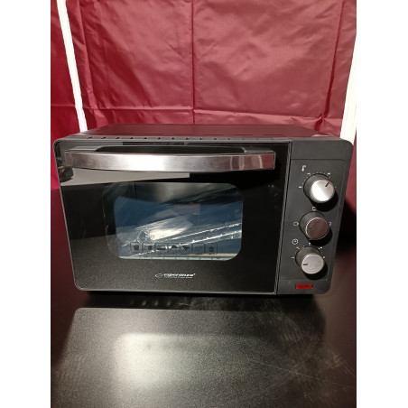 Втора ръка: Електрическа фурна Esperanza EKO008N, 1280W, 20 л, 100-230C, Таймер 60 мин, Черен